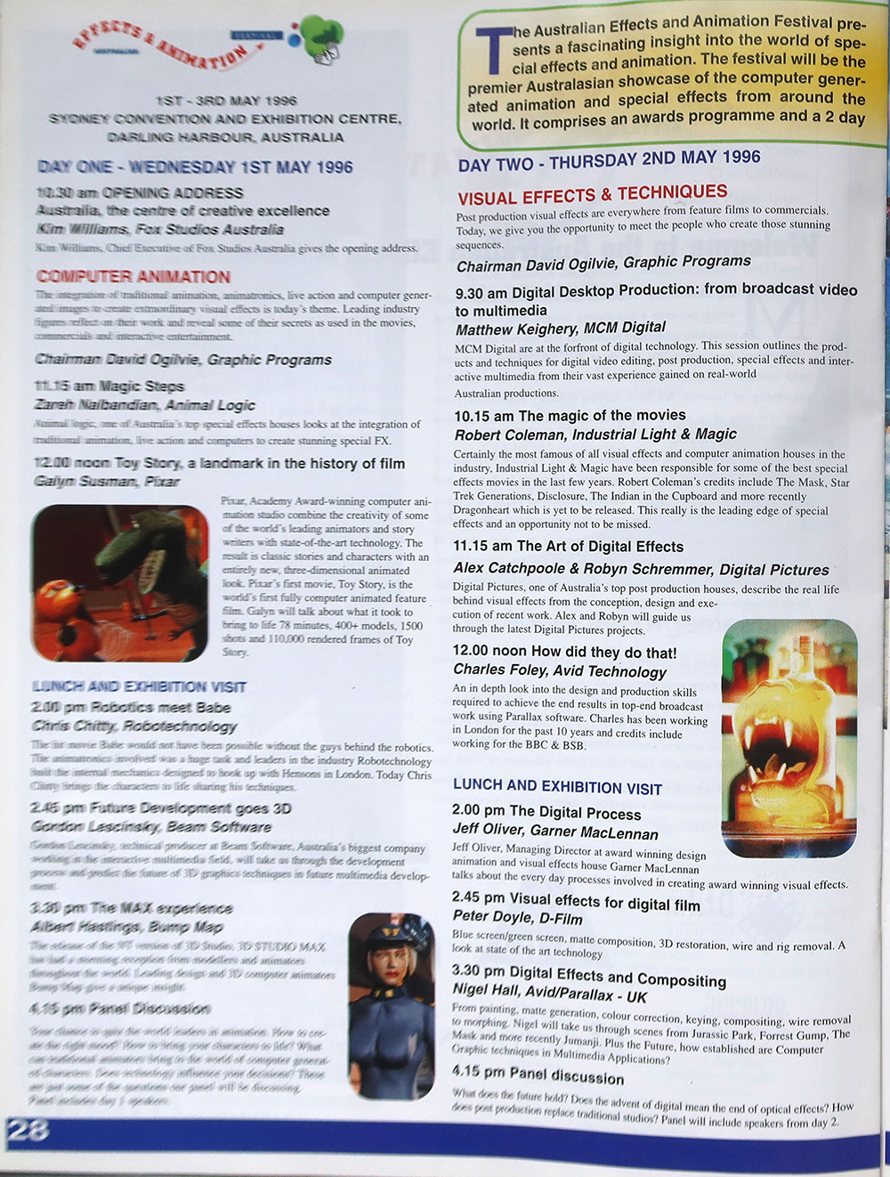 AEAF 1996 Program 1