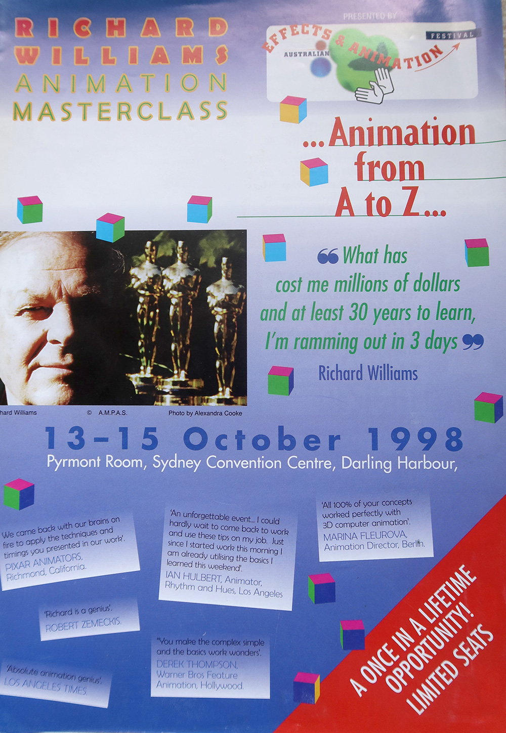 Richard Williams 1998 Program 